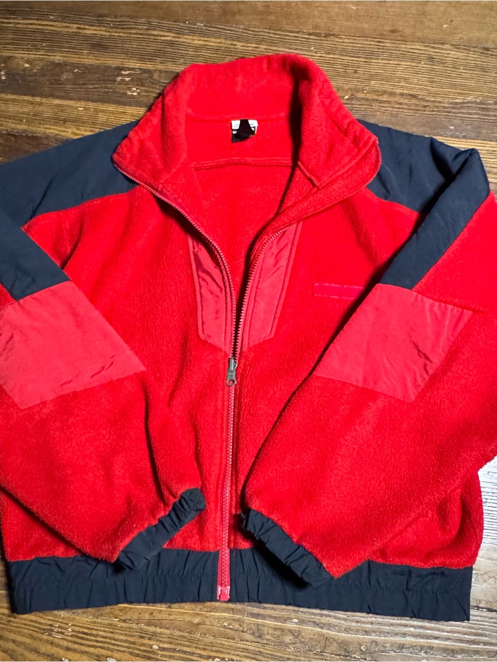 Vintage North Face Denali Jacket Red Made In USA 90s Rare Size Medium